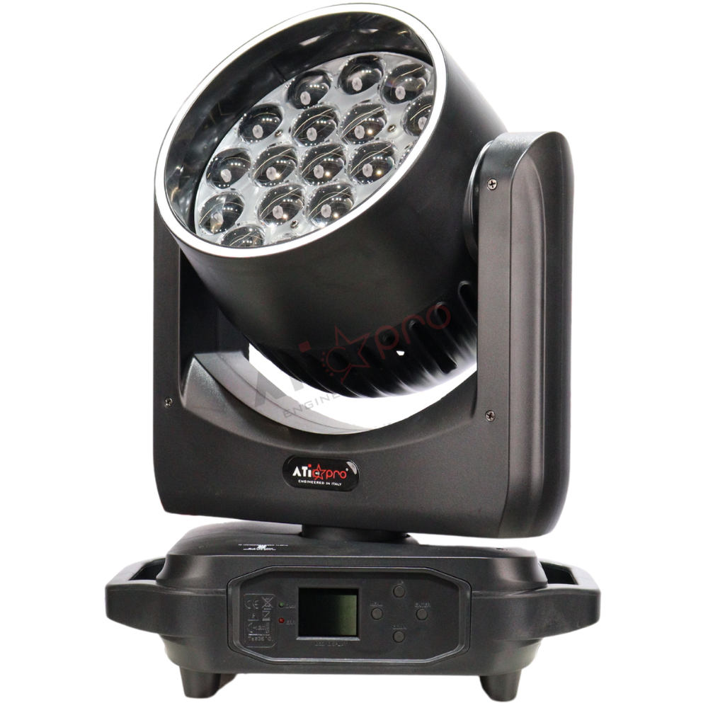 ATIPRO 19X15W Moving Head Light Zoom+Ring