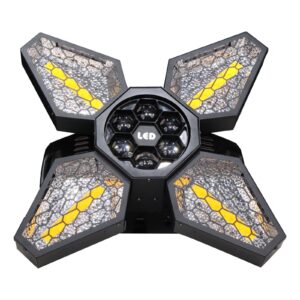 RGB LED Four Pointed Maple Retro Fan Light Model ATI SP 548